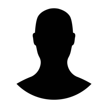 Siluet simgesi, vektör illüstrasyonu