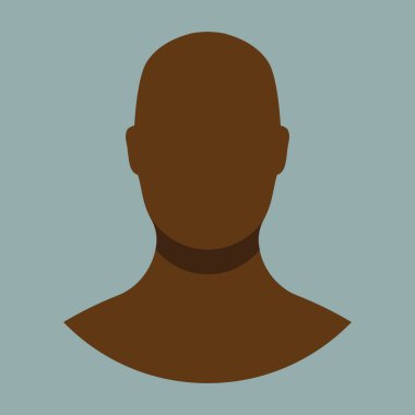 Siluet simgesi, vektör illüstrasyonu