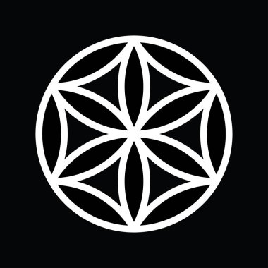 Perun sembolü, perunika, Slav, iris, bogisa, vektör illüstrasyonu 