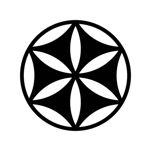 Symbole Perun Perunika Slave Iris Bogisa Illustration Vectorielle — Image vectorielle