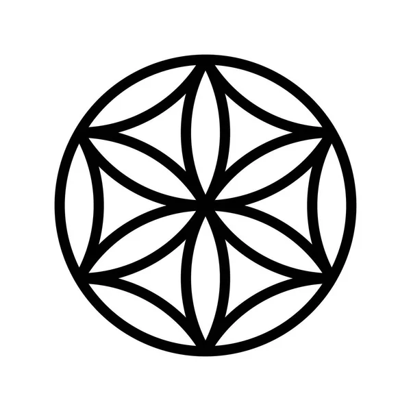 Символ Перуна Перун Слов Янський Ірис Болота Векторні Ілюстрації — стоковий вектор