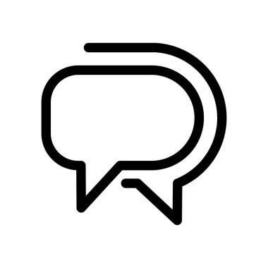 Konuşma balonu, hız balonu, vektör illüstrasyonu 