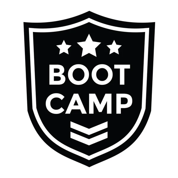 Boot Camp Eller Bootcamp Airsoft Patch Uniform Vektor Illustration — Stock vektor