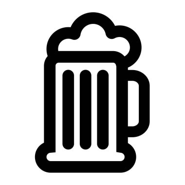 Bira kupa köpük simgesiyle
