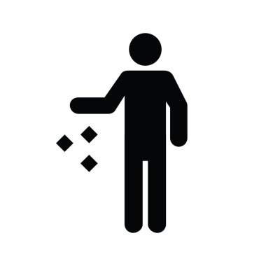 kutsal kişilerin resmi, vektör çizim çöp değil 