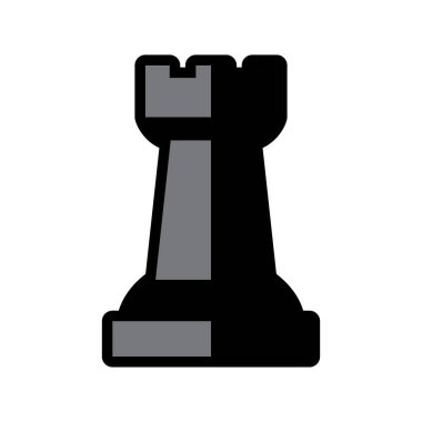 kale simgesi, vektör illüstrasyonu 