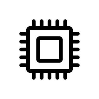 Mikroişlemci simgesinin gösterimi