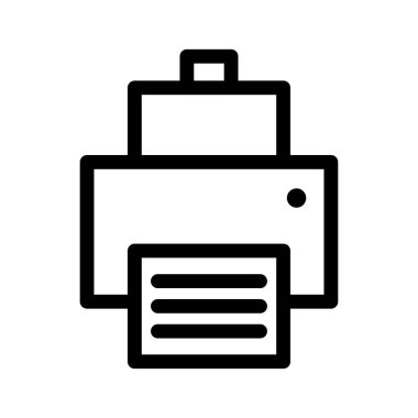 yazıcı simgesinin resmi