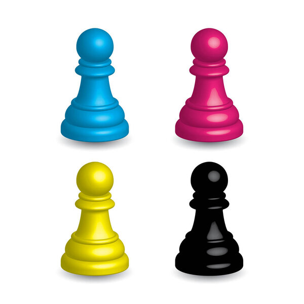 иллюстрация иконки пешки