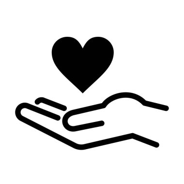 kalp elde, kalp elde, vektör illüstrasyon