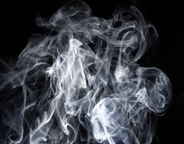 Fumaça Abstrata Fundo Preto Fotos De Bancos De Imagens