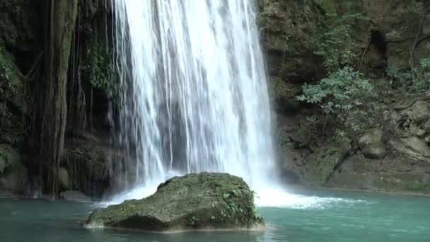 エラワン滝 レベル カンチャナブリ エラワン国立公園 — ストック動画