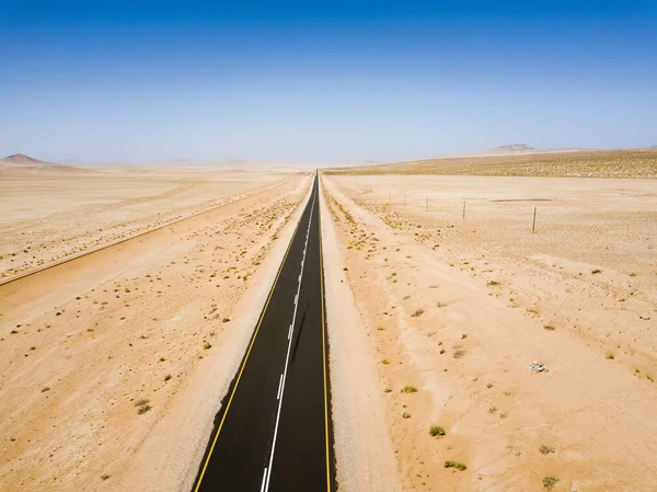 Road Aus Luderits Namib Desert Namibia — Stock fotografie