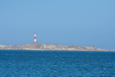 Namibya 'daki Luderitz yakınlarında Atlantik Okyanusu kıyısı