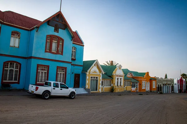 나미비아 스타일의 가옥들의 로열티 프리 스톡 이미지