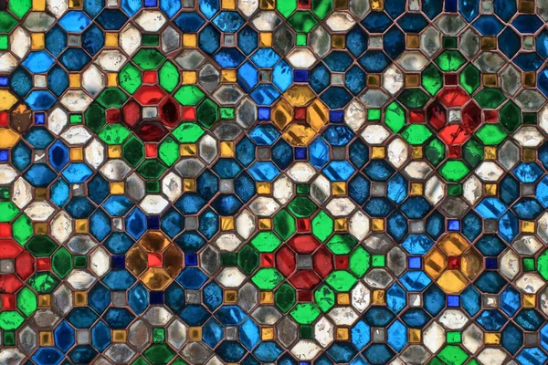 Una Imagen Fondo Abstracta Hecha Mosaicos Vidrio Perfectamente Dispuestos — Foto de Stock