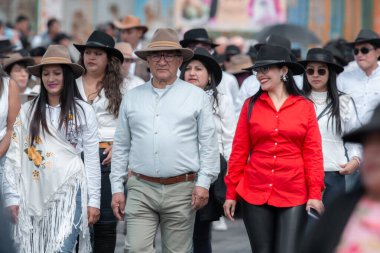 Machachi, Cantn Meja, Pichincha ili, Ekvador 23 Haziran 2024: Meclis üyesi Mara Fernanda Cornejo.