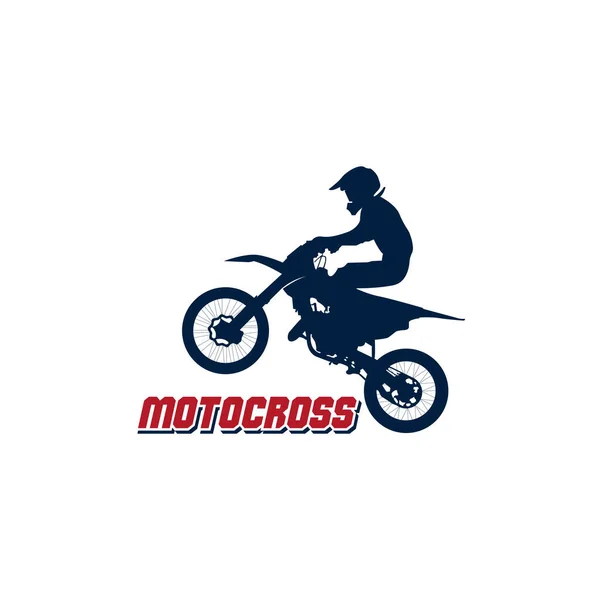 Логотип Мотокросса Логотип Мотокросса Логотип Экстремального Спорта — стоковый вектор