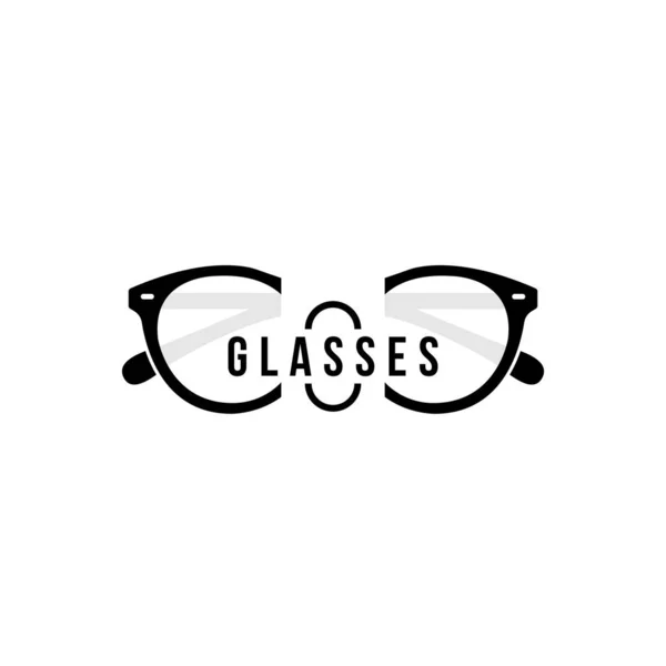 Szemüvegek Logó Sablon Vektor Stock Illusztrációk