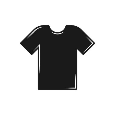 Tişört simgesi vektör logo tasarım şablonu