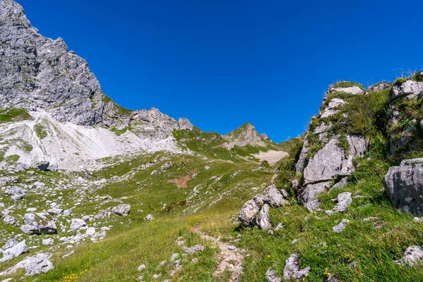 아름다운 풍경을 오스트리아의 보르아를 베르크에 브라운 아르스 켄으로 여행하는 — 스톡 사진