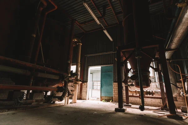 Antigua Oxidada Planta Industrial Abandonada Olvidada Fábrica Histórica Lost Place — Foto de Stock