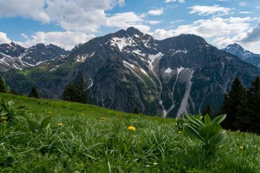 Allgau Alpleri 'ndeki Walsersteig' den Kanzelwand 'a ferrata turu heyecan verici.