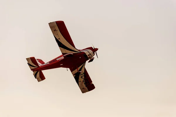 Izmir Turkey September 2022 Acrobatics Pilot Demonstrate Sky Liberty Day — Stock Photo, Image