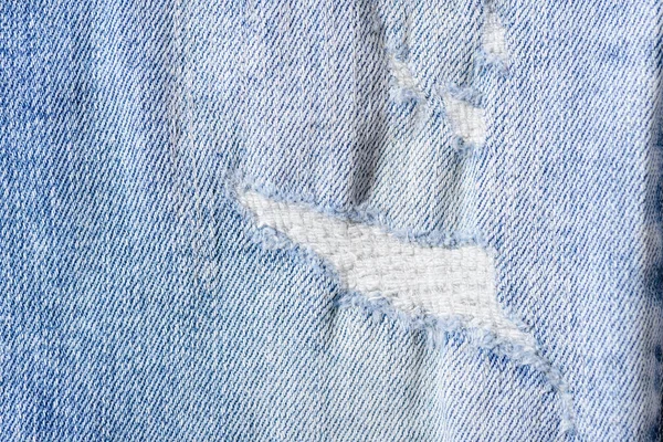 Primer Plano Fondo Textura Jeans Color Azul — Foto de Stock