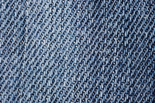 Крупный План Синего Цвета Текстуры Джинсов — стоковое фото