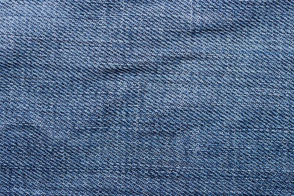 Foto Jarak Dekat Dari Latar Belakang Tekstur Jeans Berwarna Biru — Stok Foto