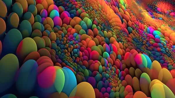 Close Weergave Van Abstracte Ronding Psyhedelische Kleurrijke Achtergrond Textuur — Stockfoto