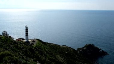 Karaburun İzmir 'deki Deniz Feneri Türkiye.