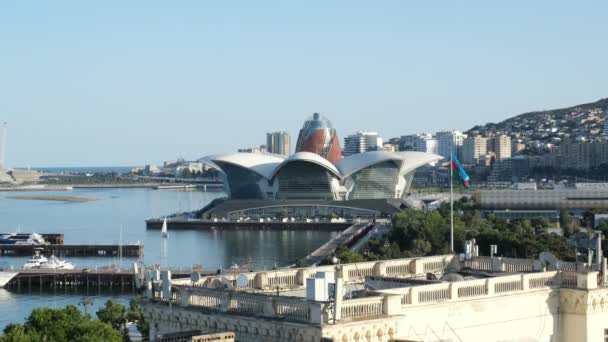 Баку Азербайджан Июня 2023 Года Видео Торгового Центра Дениз Молл — стоковое видео