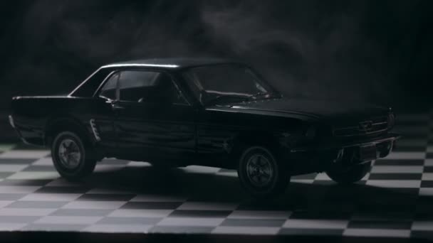 Ізмір Туреччина Березня 2023 Візуально Вражаюче Відео Класичним Чорним Ford — стокове відео