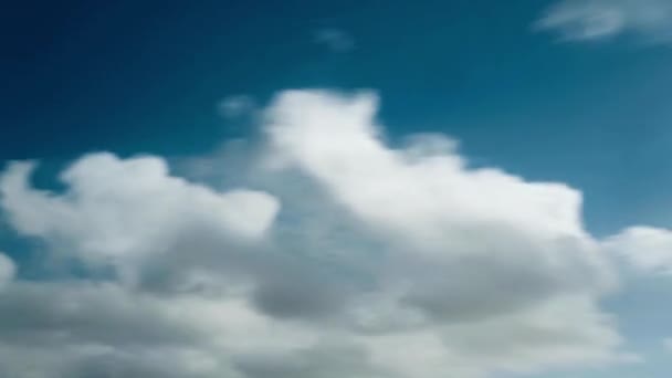Egy Másodperces Time Lapse Videó Amely Bemutatja Felhők Gyors Folyékony — Stock videók