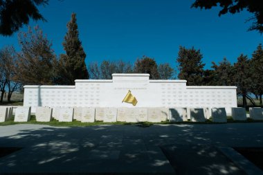 Çanakkale, Türkiye - 18 Aralık 2024: 26. Alay ve Yahya Cavus Şehitleri Anıtı