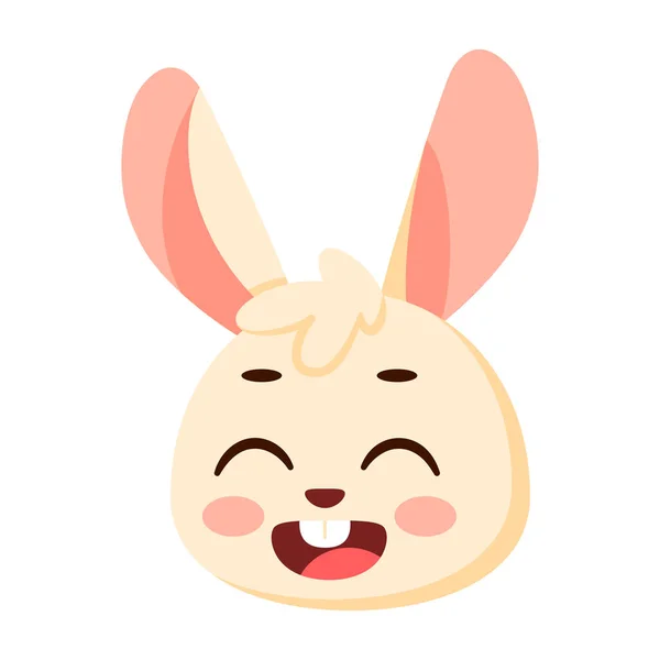 Isolated Cute Rabbit Avatar Character Vector Illustration — Stock Vector