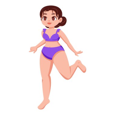 İzole edilmiş mutlu renkli artı boyut modeli Vektör illüstrasyonu