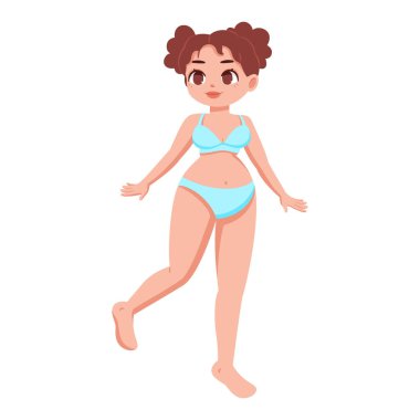 İzole edilmiş mutlu renkli artı boyut modeli Vektör illüstrasyonu