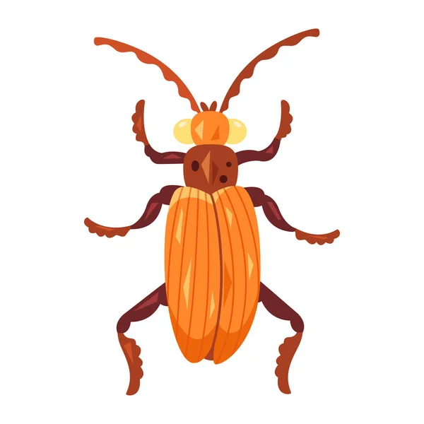 Ícone Bug Barata Colorido Isolado Com Detalhes Ilustração Vetorial — Vetor de Stock