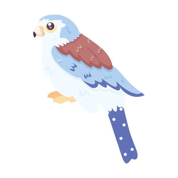 Изолированная Миленькая Птичья Иконка — стоковый вектор