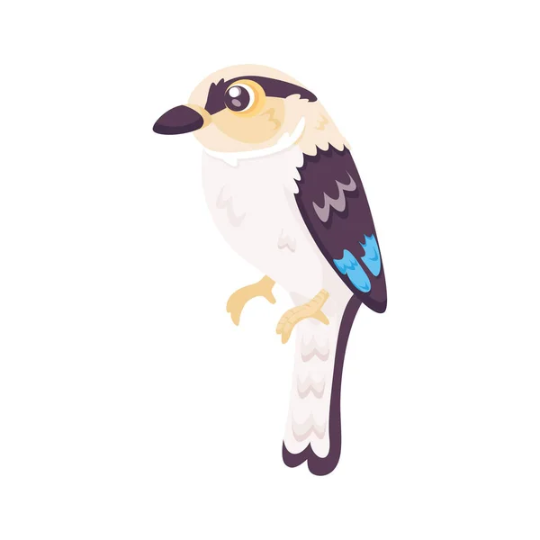 Isolado Bonito Pássaro Ícone Animal Vector Ilustração —  Vetores de Stock
