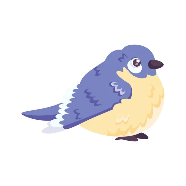 Icono Pájaro Lindo Aislado Animal Vector Illustration — Archivo Imágenes Vectoriales