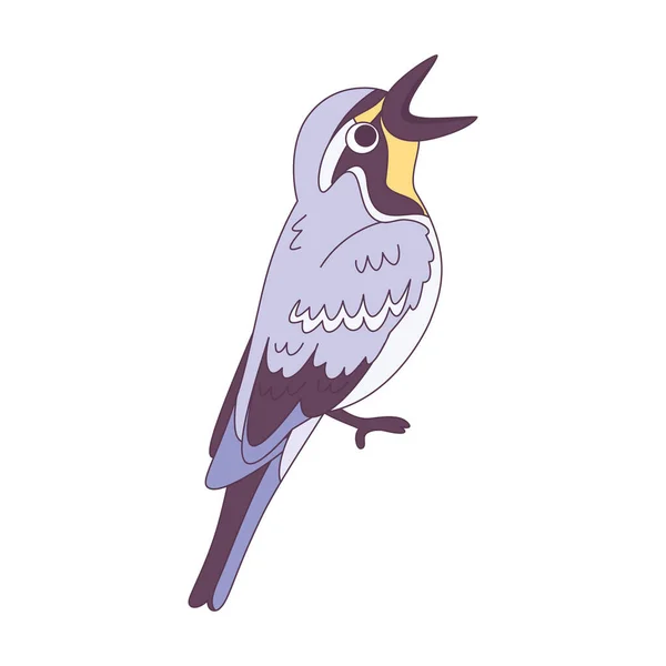 Ізольовані Милий Птах Значок Векторні Ілюстрації — стоковий вектор