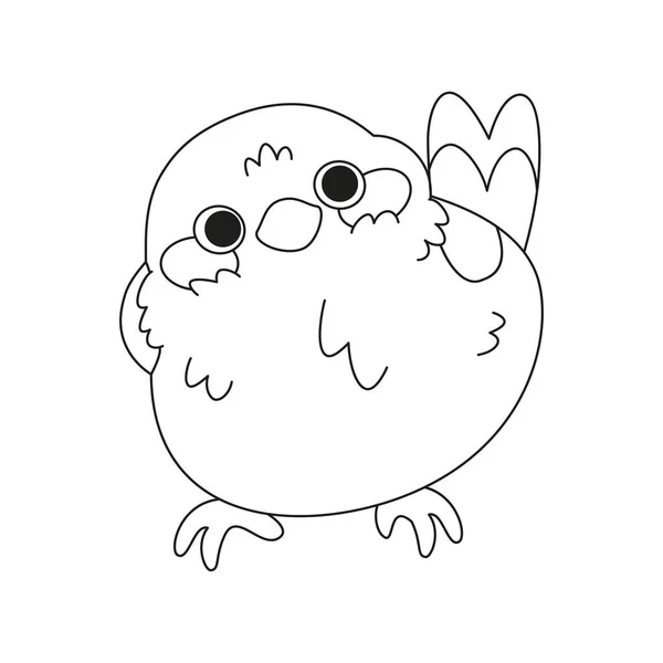 Isolated Cute Bird Icon Animal Vector Illustration — Stock Vector
