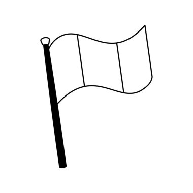 Cute Saint Ireland Flag Cartoon Isolated