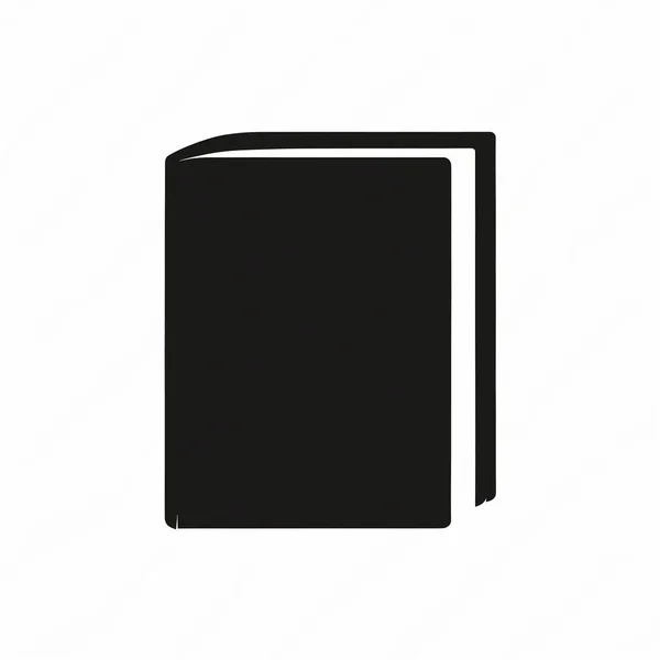 Zwartboek Eenvoudige Pictogram — Stockvector
