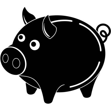 Bir Piggy Bank vektörü