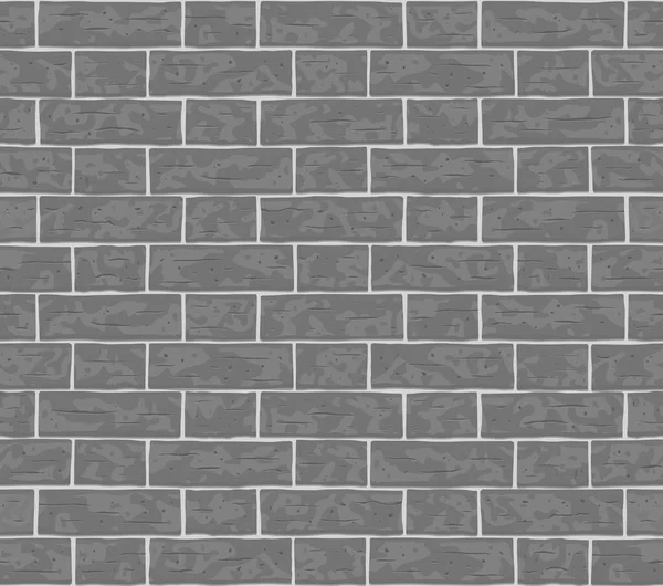Brick Donkergrijze Muur Naadloze Patroon Achtergrond Grijze Zwarte Baksteen Muur — Stockvector